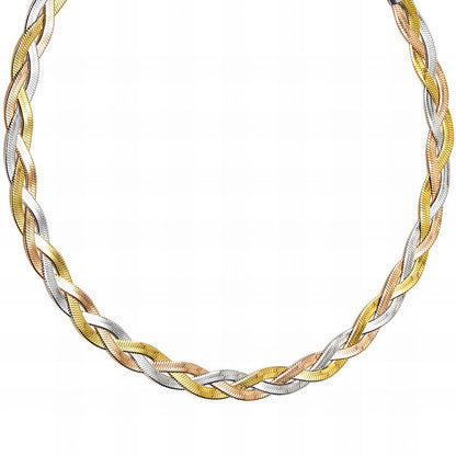 Necklace, 18K Gold Plated Steel