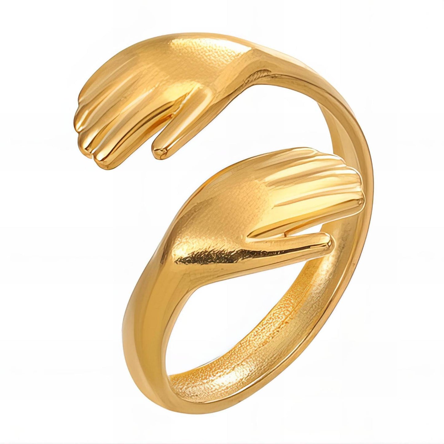 Ring, 18K Gold Plated Steel